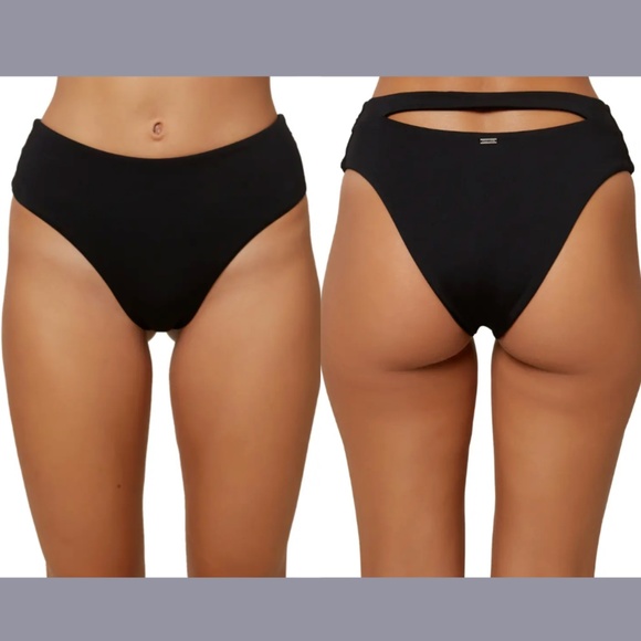 O'Neill Other - NWT O'Neill [ XS ] Maxwell Saltwater Solid Bikini Bottoms in Black